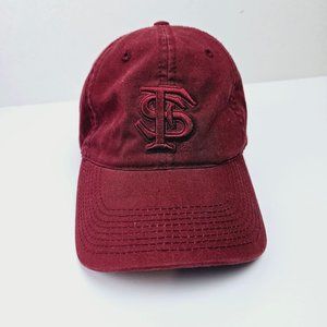 The Game Florida State Seminoles FSU Adjustable Hat Garnet/Garnet Logo OSFM